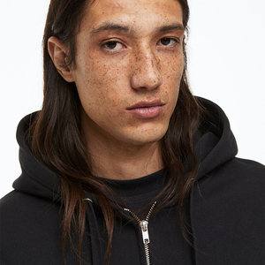 Oversized Hoodies <b>Sweatshirts</b> <b>Men</b> Women Fashion Solid Color <b>Red</b> Black Gray Autumn Winter Fleece Front Logo Hip Hop 100% Cotton - Product Image 6