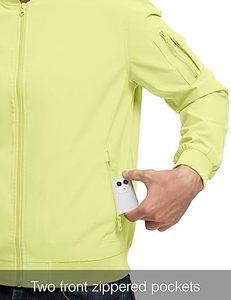 High Quality Custom Made Wholesale Bomber Jacket Men <b>Wind</b> <b>Breaker</b> Jackets Satin Windproof Breathable Slim Fit Bomber Jackets - Product Image 3