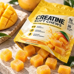 Creatina en Tabletas Masticables Personalizadas de Marca Privada OEM ODM, 5g, 30 Unidades, Sabor Mango, Suplemento Deportivo - Product Image 4