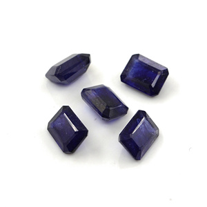 Saphirs bleus naturels de Bangkok, taille octogonale calibrée 5x7mm, pierres précieuses en saphir bleu naturel facetté pour la création de bijoux - Product Image 6