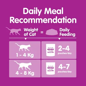 Nourriture humide pour chats adultes Tasty Mix Thon & Kanikama avec saveur de carotte, repas savoureux aux fruits de mer et légumes, 70g - pour chats adultes, fabriqué en Malaisie - Product Image 5