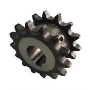 Rouleau professionnel à 9 dents à Double pas, engrenage en acier inoxydable pour moto, pignon de roue à chaîne modulaire pour vente en gros