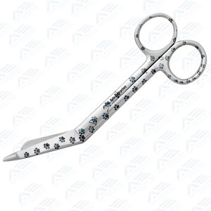 Ciseaux médicaux courbes manuels Lister pour pansements, usage professionnel en milieu hospitalier, chirurgie, soins infirmiers, en acier inoxydable - Product Image 3