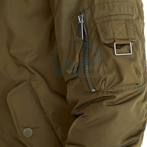 Wholesale Price Classic Design Stand Winter Bomber <b>Jacket</b> Eco-Friendly Breathable <b>Fleece</b> <b>Lining</b> Comfortable Fit Perfect for - Product Image 5