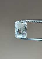 Phénacite naturelle rare blanche, pierre brute d'Inde certifiée IGI, taille octogonale, haute qualité, 250 grammes, pierre de collection pour la fabrication de bijoux fins
