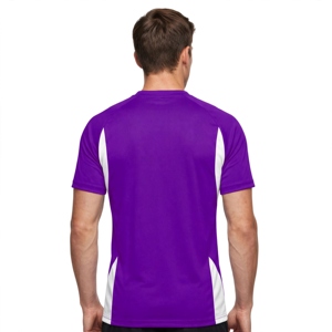 Camiseta de Béisbol Blanca para Hombre, Manga Corta, Cuello en V, Secado Rápido, Ajuste Holgado, Personalizable con Nombres/Números de Equipo, UPF 50+ 100% - Product Image 3