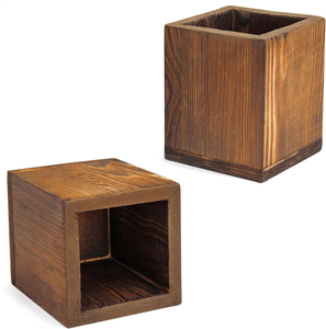 Walnut Solid Wood Pencil Holder Creative <b>Log</b> Desktop Desk Organizer Stationery Supplies Can Be Bulk Customized - Product Image 5