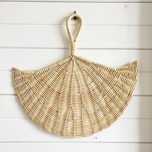 Decoración de pared con abanicos de ratán, ideas de estilo boho para paredes, abanicos tejidos sostenibles de buena calidad. - Product Image 4