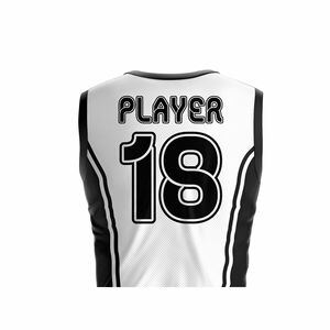 Ensemble de maillots de basket-ball pour équipe, vêtements de sport respirants à séchage rapide avec impression personnalisée du logo, du nom et du numéro, fabrication sur mesure - Product Image 5