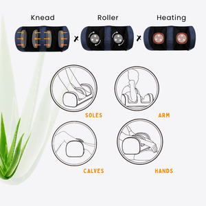 เครื่องนวดเท้าไฟฟ้าขายส่ง พร้อมความร้อนและลูกกลิ้งนวดแบบลึก คุณภาพสูงสำหรับใช้ในบ้าน (OEM) - Product Image 6