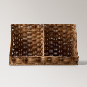 Vietnamese Wicker Natural Rattan <b>Storage</b> <b>Baskets</b> for Books Magazine File Holder for Home Office - Product Image 4