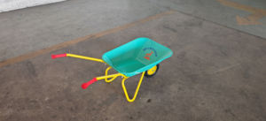 Multi Color Gardening Toy Wheel Barrow <b>For</b> Kids Outdoor Garden Play Yard <b>Tool</b> <b>Cart</b> Metal Child Wheelbarrow Wholesale Supply - Product Image 3