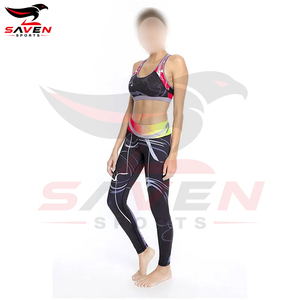 Soutien-gorge de sport respirant pour femme, imprimé par sublimation, qualité supérieure, service OEM, nouveau design, best-seller, pour yoga et fitness. - Product Image 4