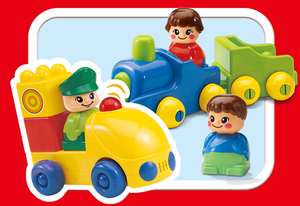 Juego de bloques de construcción OXFORD BEBE EQ con caja con ruedas, bloques de clasificación de colores, juego educativo de construcción para niños - Product Image 4
