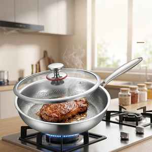 Durable Stainless Steel Fry Pan Designed For Everyday Kitchen Use And Strong Performance Fry Pan - Product Image 2