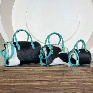 Bolsa de Viaje de Cuero Genuino para Mujer, Estilo Speedy, de Gran Tamaño, para Fin de Semana, Gimnasio, Deportes y Viajes, Venta al Por Mayor de Fábrica - Product Image 3