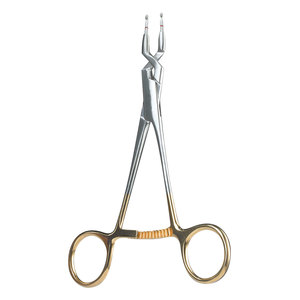 Pince de maintien de couronnes KERAMOGRIP, manche doré 145 mm, acier inoxydable, instrument de laboratoire dentaire - Product Image 2