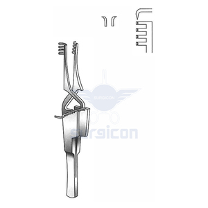 Retractor Holtzheimer de 10 cm (4 Pulgadas) y 6 mm, Retractor Quirúrgico Reutilizable de Acero Inoxidable Afilado, Instrumento Médico - Product Image 1