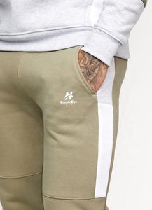 ผ้าฝ้าย 97% คุณภาพสูง/3% สแปนเด็กซ์ออกกําลังกายสีทึบกางเกงออกกําลังกายยิม Jogger กางเกงผู้ชาย - Product Image 2