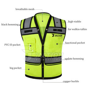 Chaleco de seguridad reflectante para trabajo, chaleco de seguridad impermeable, ropa de trabajo, chaleco de seguridad para hombre - Product Image 3