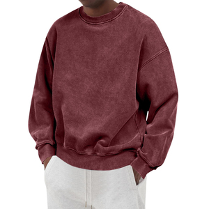 Sudaderas Básicas para Hombre con Diseño Personalizado, Sudaderas con Lavado Ácido para Uso Casual, Alta Calidad, Mejores Ofertas - Product Image 1