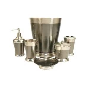 Juego de Accesorios de Baño de Metal: Dispensador de Papel Higiénico, Dispensador de Jabón, Portacepillos de Dientes y Cubo de Basura - Product Image 6