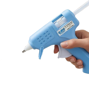 Boquilla aislada Precalentamiento rápido Temperatura ajustable 10W Pistola de pegamento de fusión en caliente - Product Image 5