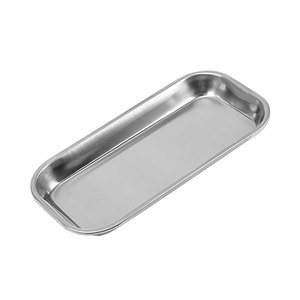 Plateau de rangement pour instruments chirurgicaux dentaires en acier inoxydable, plateau pour dispositifs médicaux de laboratoire, utilisation en clinique dentaire et laboratoire, fabriqué au Pakistan - Product Image 1