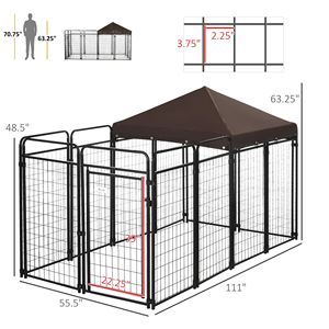 Cuccia per Cani di Taglia Grande e Media da Esterno 9.3 X 4.6 X 5.2 - Product Image 3