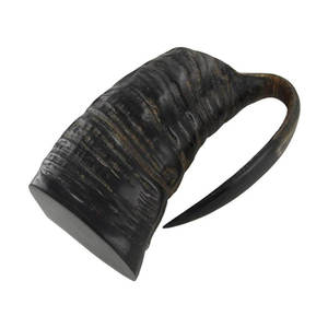Mug à boire en corne naturelle Viking pour vin et bière, mugs à boire uniques, parfaits pour les fêtes, les mariages et autres événements. 2026 - Product Image 4