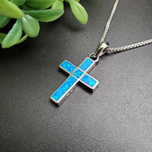 Collier pendentif croix en citrine naturelle, bijoux bouddhistes, plaqué rhodium, fait main, charme croix de feu, unisexe, femmes, hommes, cadeau spirituel - Product Image 3