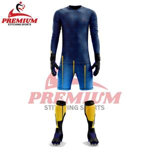 Vêtements de sport de haute qualité pour gardiens de but, kit complet à manches longues en polyester, uniformes de football pour gardiens de but, conception OEM - Product Image 6