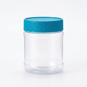 Peanut Butter <b>Jar</b> Food Grade PET Plastic 250ml 360ml 500ml Clear Screw Cap <b>Jam</b> Sauce Storage OEM Vietnam Factory Pavico Custom - Product Image 1