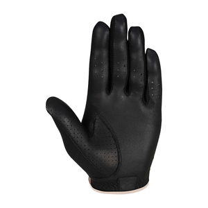 Guantes de Golf SAAR INDUSTRIES con Estampado de Cachorro Adorable, Palma de Cuero Negro, Cierre de Gancho y Bucle, Dedos Completos, Parte Trasera Elástica, Punta Táctil - Product Image 3