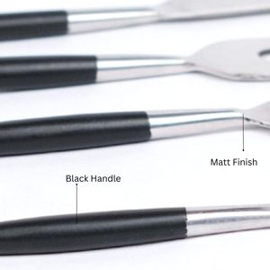 4PCS Stainless Steel <b>Cheese</b> <b>Knife</b> <b>Set</b> with Black Handle <b>Cheese</b> Serving Tools Wholesale - Product Image 2