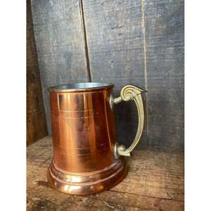 Jarra de cerveza de cobre polaco con asa de latón, impresión de logotipo personalizado, jarras de cobre para suministros de fiestas y bares - Product Image 3
