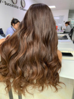Cheveux vierges vietnamiens ondulés longs de qualité supérieure, modèle Nasa Hair Kevin, en vrac, 100g, pour perruque, couleur noire claire