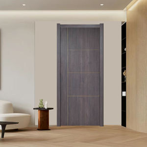Porte en composite bois moderne, imperméable et creuse WPC, fabriquée au Vietnam, à prix avantageux, pour chambre, salle à manger, salle de bain, hôtel - Product Image 4