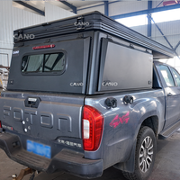 Camper de pick-up pliable Overland avec coque rigide verrouillable pour Mazda, Jeep Gladiator, Dodge Ram, Tundra et similaires