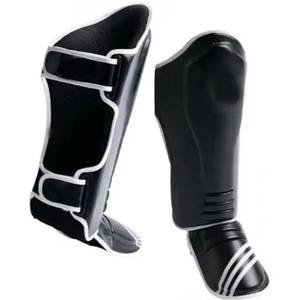 Protège-tibias en cuir multisports pour adultes Hawk, offrant une grande polyvalence, une couche extérieure durable et une protection en mousse souple. - Product Image 3