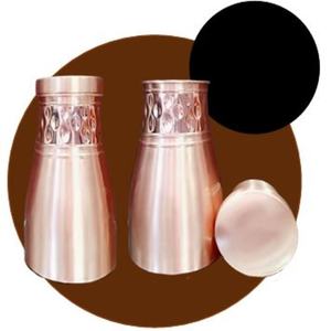 Elegante Botella de Cobre para Beber, Recipiente Ayurvédico para Almacenar Agua para la Rutina Diaria de Bienestar - Product Image 6