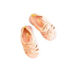 Sandalia Formal Tacón Niña Beige Modelo KD4872 - Product Image 1