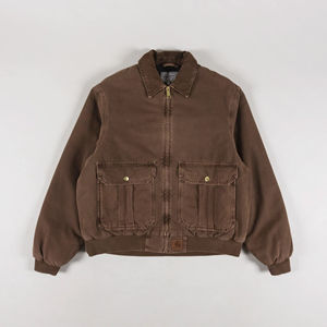 Veste Safari Unisexe Vintage en Toile OEM Doublée, Coupe Standard, Tendance, Enduite, Oversize, Boxy, Imperméable, Écologique, Hiver, Réversible - Product Image 1