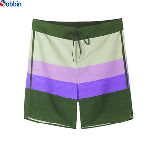 Shorts de bain pour hommes, couleur unie, vêtements pour hommes, shorts pour adultes, respirants, nouvelle arrivée, shorts de bain recyclés extensibles dans 4 directions pour hommes - Product Image 2