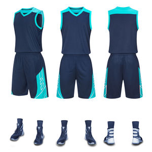 Uniformes de Baloncesto con Logotipo Personalizado al Por Mayor, Uniformes Deportivos con Tela Transpirable y Cómoda para Hombre - Product Image 4