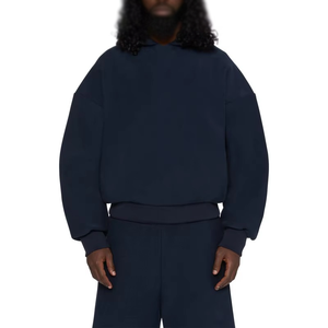 Sudadera con Capucha Extra Grande Personalizada de Estilo Urbano Y2K, 100% Algodón, Felpa Gruesa de 330-650 GSM para Hombre - Product Image 3