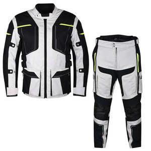 Custom Winter Plus Size Windproof Leather Motorcycle Racing Suit Unisex Full Protective Motorbike Riding Jacket Pants Racing - Product Image 1
