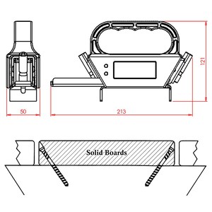 Herramienta profesional de acero al carbono para fijación oculta de tarimas con 2 plantillas de distancia - Product Image 5