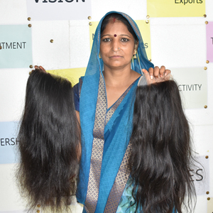 Extensions de cheveux 100% vierges vietnamiennes de temple, lisses, non traitées chimiquement, meilleure qualité, cheveux humains indiens - Product Image 4