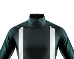 T-shirt Homme 2026 Col Montant Demi-Zip Couleur Unie Séchage Rapide Respirant Anti-Bactérien Coupe-Vent Sport Décontracté - Product Image 1